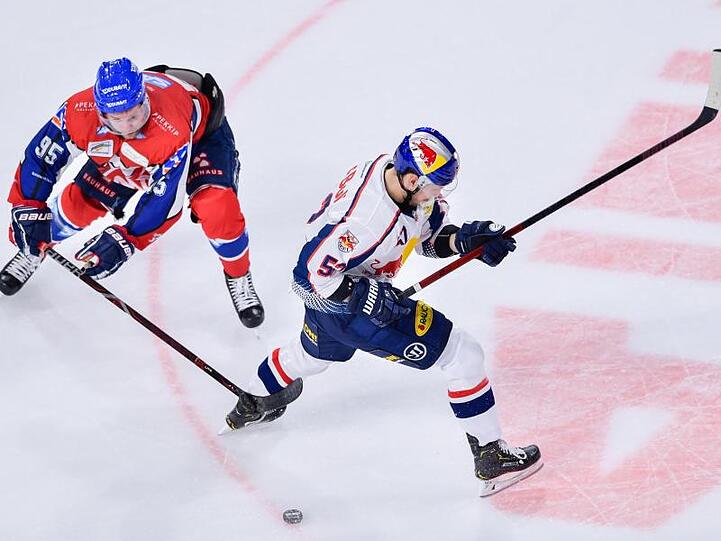 Mit Adler Mannheim und EHC Red Bull München spielen die beiden Topteams der Vorrunde um die Meisterschaft.