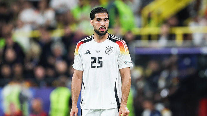 BVB-Mittelfeldspieler Emre Can erhielt gegen Spanien überraschend den Vorzug vor Robert Andrich.