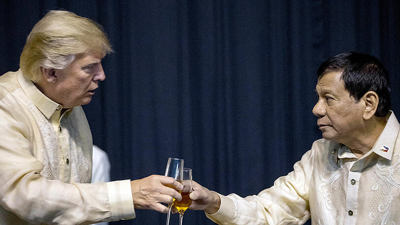 Fanden sich gegenseitig ziemlich dufte: US-Präsident Donald Trump und Rodrigo Duterte.