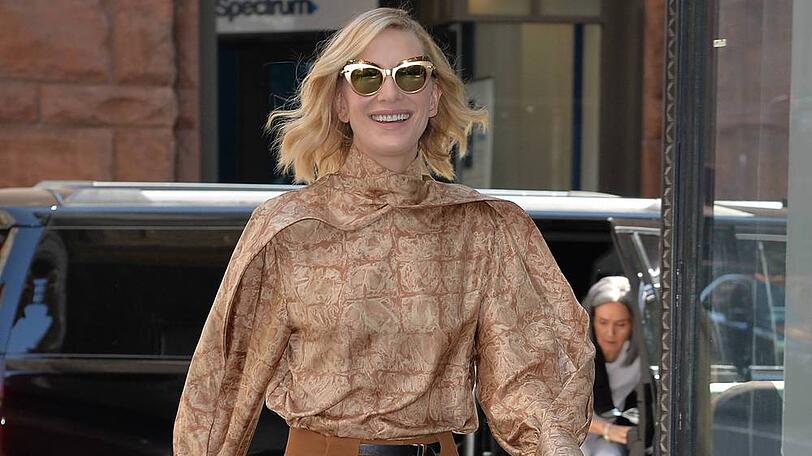 Cate Blanchett punktet mit diesem modischen Ensemble in New York
