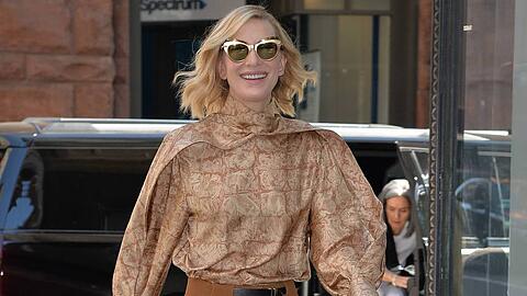 Cate Blanchett punktet mit diesem modischen Ensemble in New York