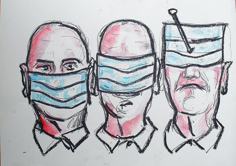 "Pandemic" heißt diese neue Kastner-Zeichnung.