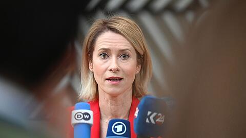 Will mit der EU-Kommission nun auch Handelssanktionen vorbereiten: EU-Chefdiplomatin Kaja Kallas.