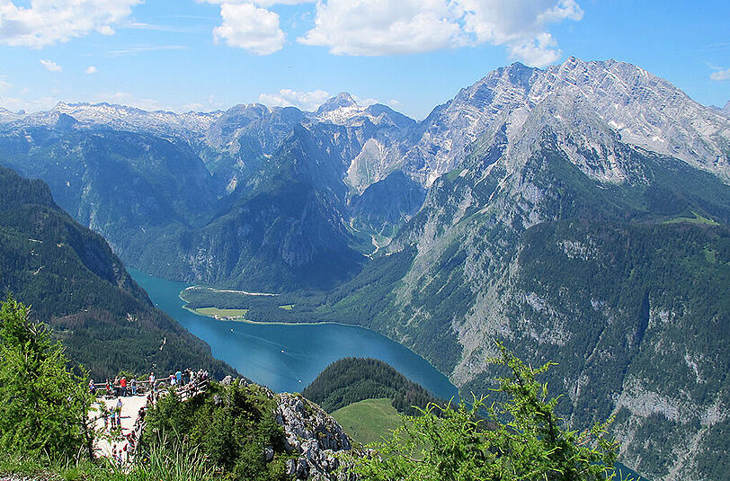 Beliebtes Urlaubsziel: der Königssee.