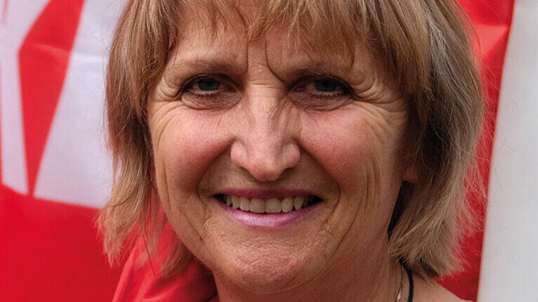 Renate Cullmann-Reder, Direktkandidatin der Linken im Stimmkreis München-Giesing