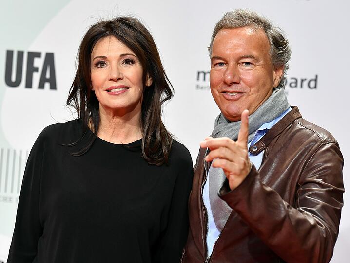 Schauspielerin Iris Berben und Produzent Nico Hofmann.