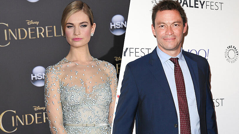 Lily James hat nichts zu ihrer angeblichen Affäre mit Dominic West gesagt