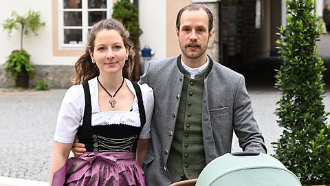 Prinzessin Catiana und Prinz Hubertus von Bayern verk&uuml;nden die Geburt ihres Sohnes Prinz Xaver.