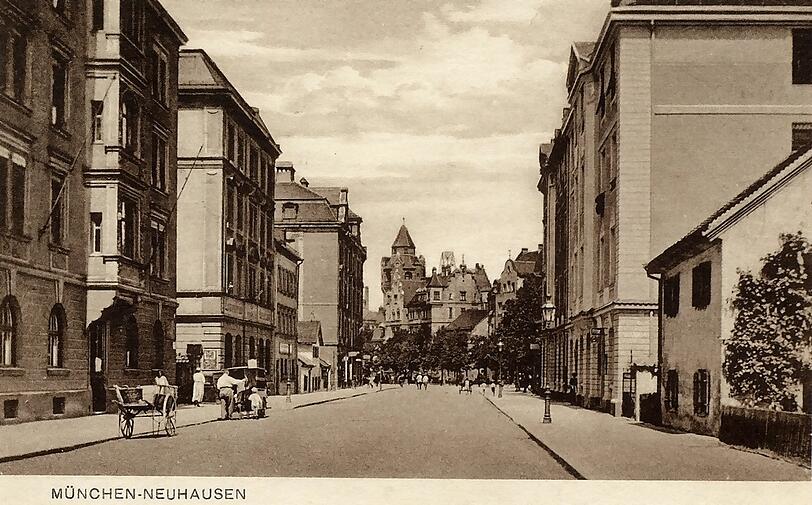 Was für eine schöne Straße: eine Ansicht aus der Vorkriegszeit.