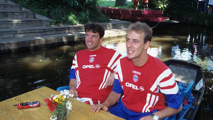 Kritisieren die Bosse des FC Bayern: Die ehemaligen FCB-Spieler Lothar Matthäus (l.) und Mario Basler (r.).