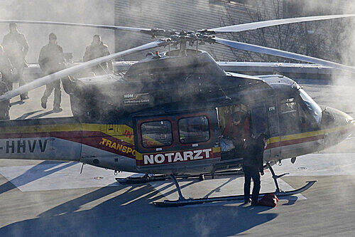 Per Rettungshubschrauber geborgen: Die Bergwacht musste am Samstag den toten Altdorfer und einen zu Hilfe geeilten Nürnberger aus einem steilen Hang im Gebiet Wilder Kaiser holen.