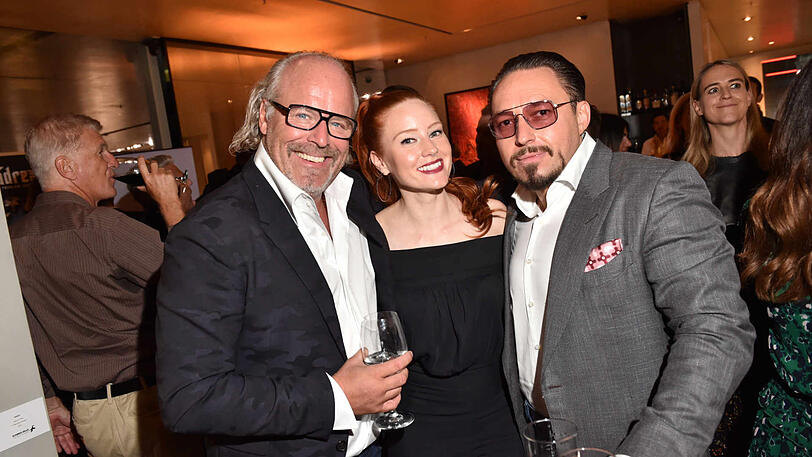 Peter Olsson (l.), Barbara Meier und ihr Mann Klemens Hallmann.