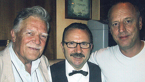 Trafen sich in Fürth (v. l.): Michael Ballhaus, Gastronom Gianni Minneci und BR-Regisseur Frank Jessenberger. Trafen sich in Fürth (v. l.): Michael Ballhaus, Gastronom Gianni Minneci und BR-Regisseur Frank Jessenberger.