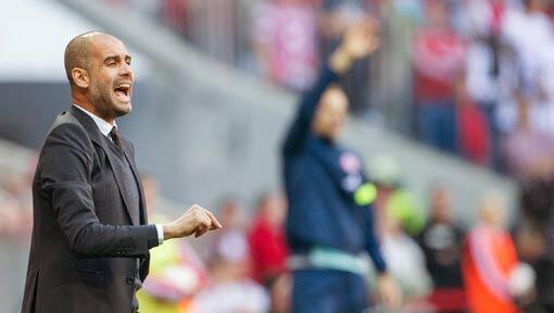 Der FC Bayern gegen Mainz 05: Die Trainer Pep Guardiola (l.) und Thomas Tuchel. Der FC Bayern gegen Mainz 05: Die Trainer Pep Guardiola (l.) und Thomas Tuchel.