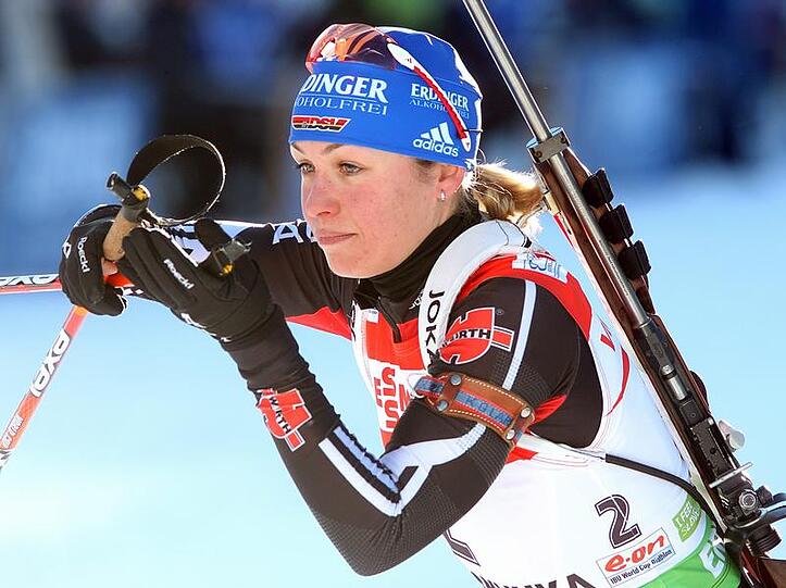 Muss in Antholz wegen einer Erkältung pausieren; Magdalena Neuner