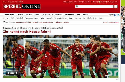Pressestimmen Bayern Real Rückspiel