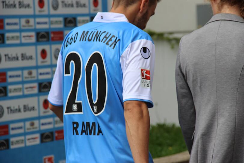 Valdet Rama ist seit Freitag ein Löwe. Die Bilder von seinem ersten Training bei TSV 1860 München.