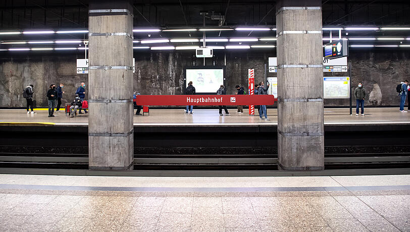 Der U-Bahnhof am Hauptbahnhof, wo unter anderem die U1 und U2 fahren. (Archivbild)