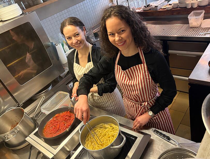 Ein eingespieltes Team am Herd: Die Schwestern Bruno hatten schon immer eine enge Beziehung zueinander.