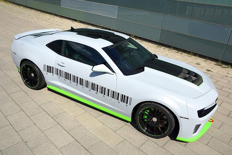 Der Tuner Geigercars bringt den Chevrolet Camaro durch ein Leistungs-Upgrade auf 338 km/h Spitzentempo.
