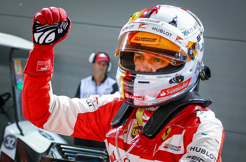 Sebastian Vettel dominiert die Qualifikation zum Großen Preis von Singapur.