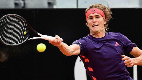 Alexander Zverev hat sein Auftaktmatch in Rom verloren.
