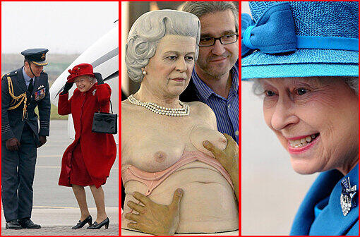 Contenance: Wie man auch aus den unwürdigsten Situationen erhabenen Hauptes rauskommt, weiß Königin Elizabeth II. aus dem Effeff...