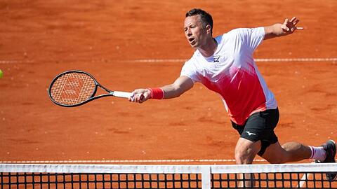 Philipp Kohlschreiber in Aktion.
