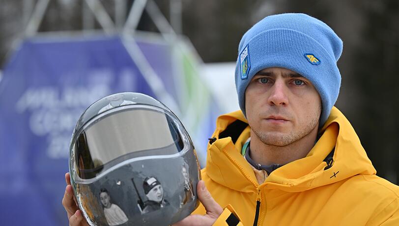 Von den olympischen Wettbewerben ausgeschlossen: Der ukrainische Skeleton-Pilot  Wladislaw Heraskewytsch.