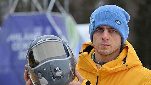 Von den olympischen Wettbewerben ausgeschlossen: Der ukrainische Skeleton-Pilot  Wladislaw Heraskewytsch.