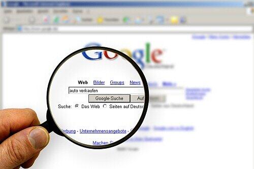 Ansonsten unverändert: Googles Suchmaschine