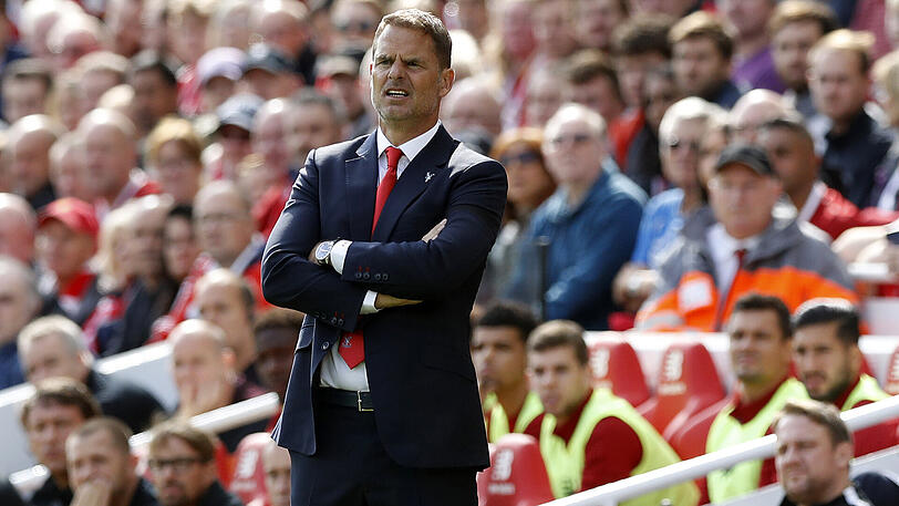 Trainer Frank de Boer erlebte mit Crystal Palace den schwächsten Saisonstart einer Mannschaft in England seit 93 Jahren.