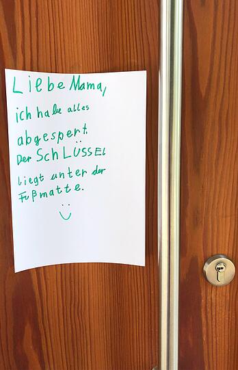 Die Mama von Stefan (9) hat den Schlüssel glücklicherweise gefunden. Vor den Einbrechern.