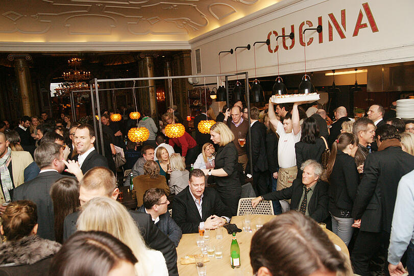 L'Osteria-Eröffnungsparty im Künstlerhaus.