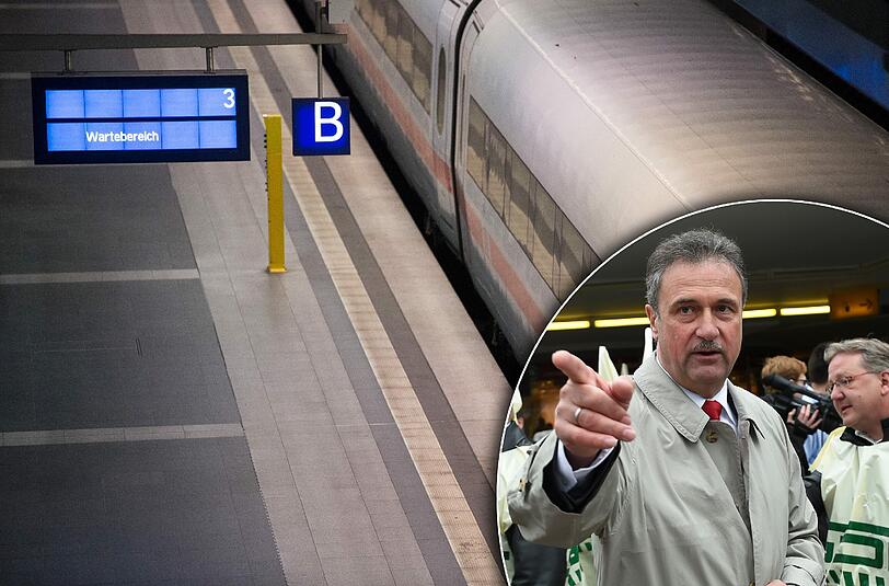 GDL-Chef Claus Weselsky wird am Nachmittag in Berlin nährere Informationen zum neuen Bahn-Streik bekanntgeben.