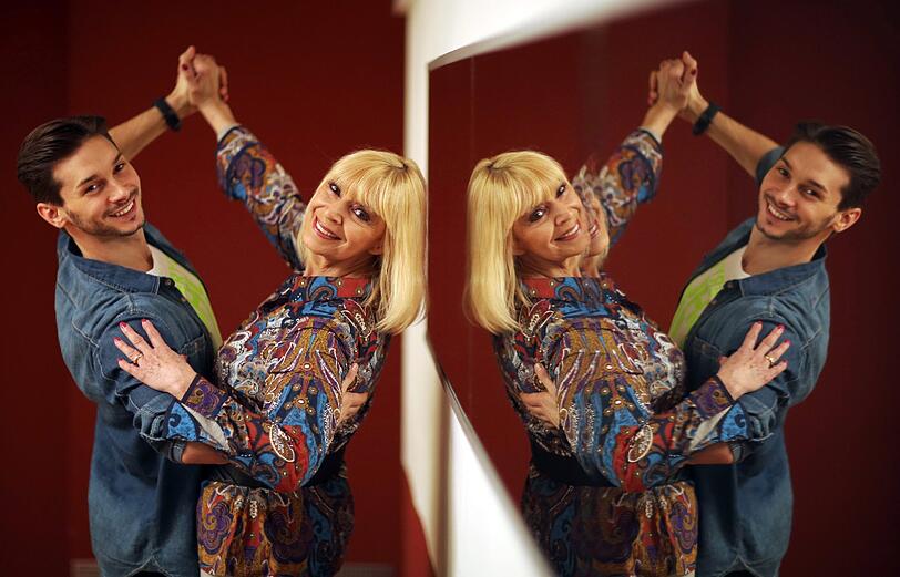 Profitänzer Marius Iepure und Schlagersängerin Cindy Berger (Cindy & Bert)
