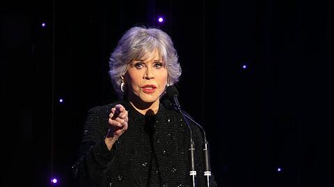 Jane Fonda bei einem Auftritt im Oktober 2022.