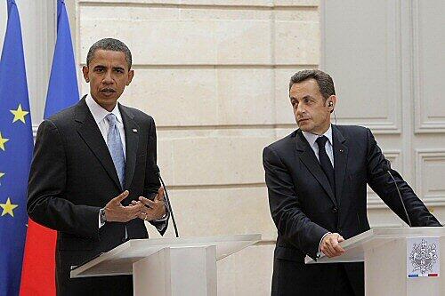 Sarkozy (rechts) findet: Obama ist nicht perfekt