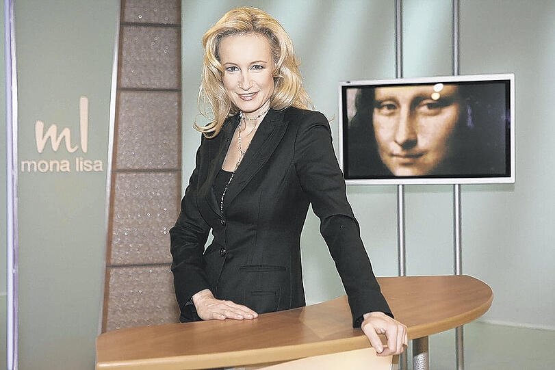 Der neue Arbeitsplatz: Susanne Kronzucker im Münchner Mona-Lisa Studio.