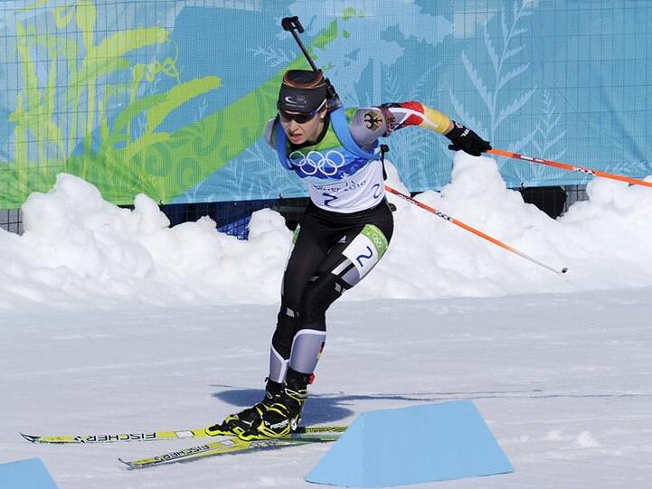 Magdalena Neuner - eine der erfolgreichsten deutschen Sportlerinnen hört nach der Saison auf.