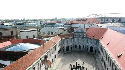 Der Brunnenhof der Residenz.