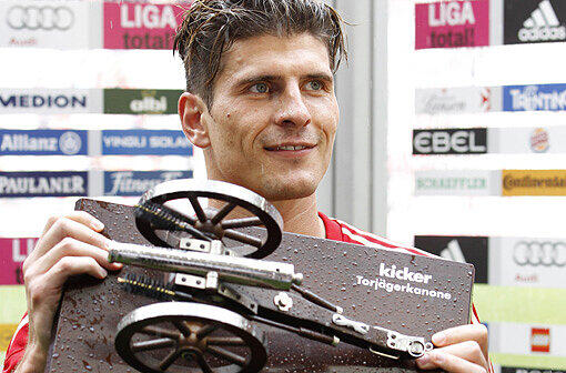 Mario Gomez - eine Kanone für den Torschützen vom Dienst.