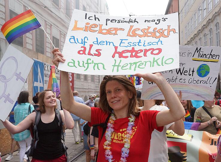 Die Bilder vom Christopher Street Day in der Münchner Innenstadt