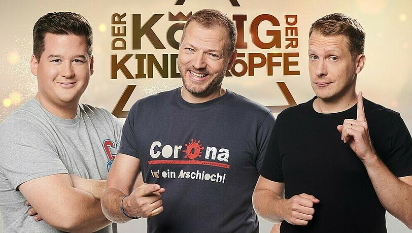 Chris Tall, Mario Barth und Oliver Pocher treten in "Der König der Kindsköpfe" gegeneinander an. Chris Tall, Mario Barth und Oliver Pocher treten in "Der König der Kindsköpfe" gegeneinander an.