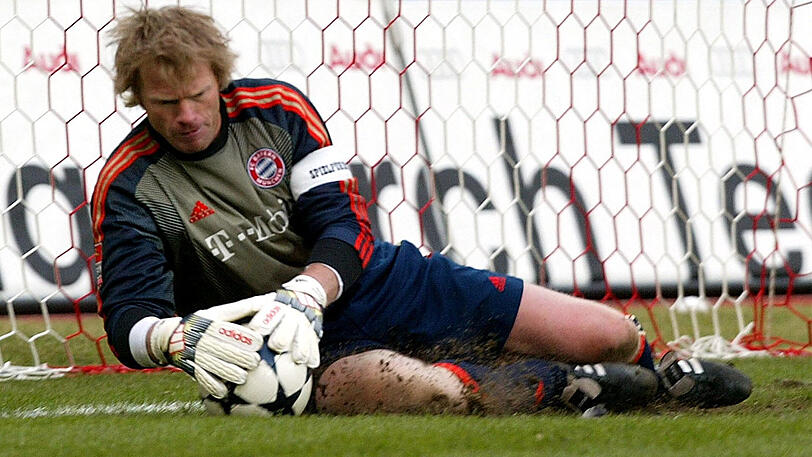 Platz eins geht an den "Titan": Oliver Kahn absolvierte 632 Pflichtspiele für die Bayern.