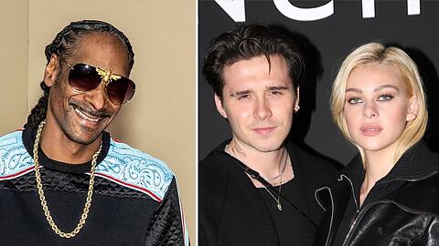 Snoop Dogg (l.) wird Brooklyn Beckham und Nicola Peltz' Hochzeits-DJ.