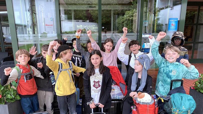 Die 4c aus einer Grundschule im Westend konnte nicht ins Schullandheim - stattdessen haben sie in einem Hotel ihre Klassenfahrt verbracht.