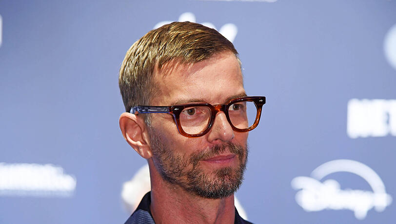 Joko Winterscheidt bei der Verleihung des Blauen Panthers am 22. Oktober 2025 in der BMW Welt in M&uuml;nchen. Zu der Verhandlung am Landgericht M&uuml;nchen I am Lenbachplatz 7 am Donnerstag erschien er nicht.