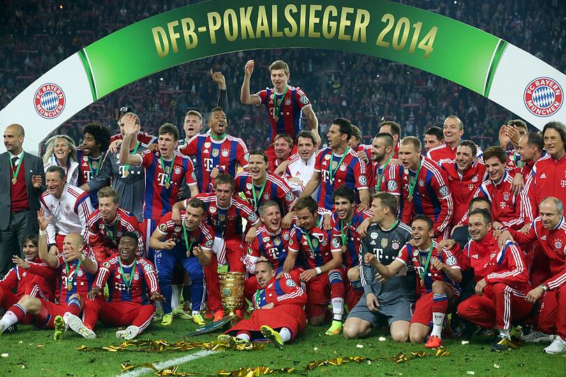 17. Mai 2014 &ndash; Und aus Sicht des FC Bayern gibt es weiter Grund zum Feiern &ndash; mal wieder in Berlin. Nach dem Pokalfinale gegen Borussia Dortmund
