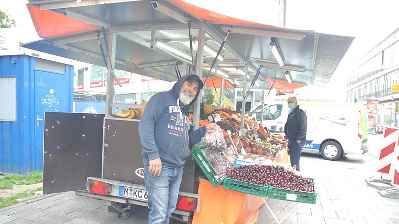Obsthändler Mounir Turki.